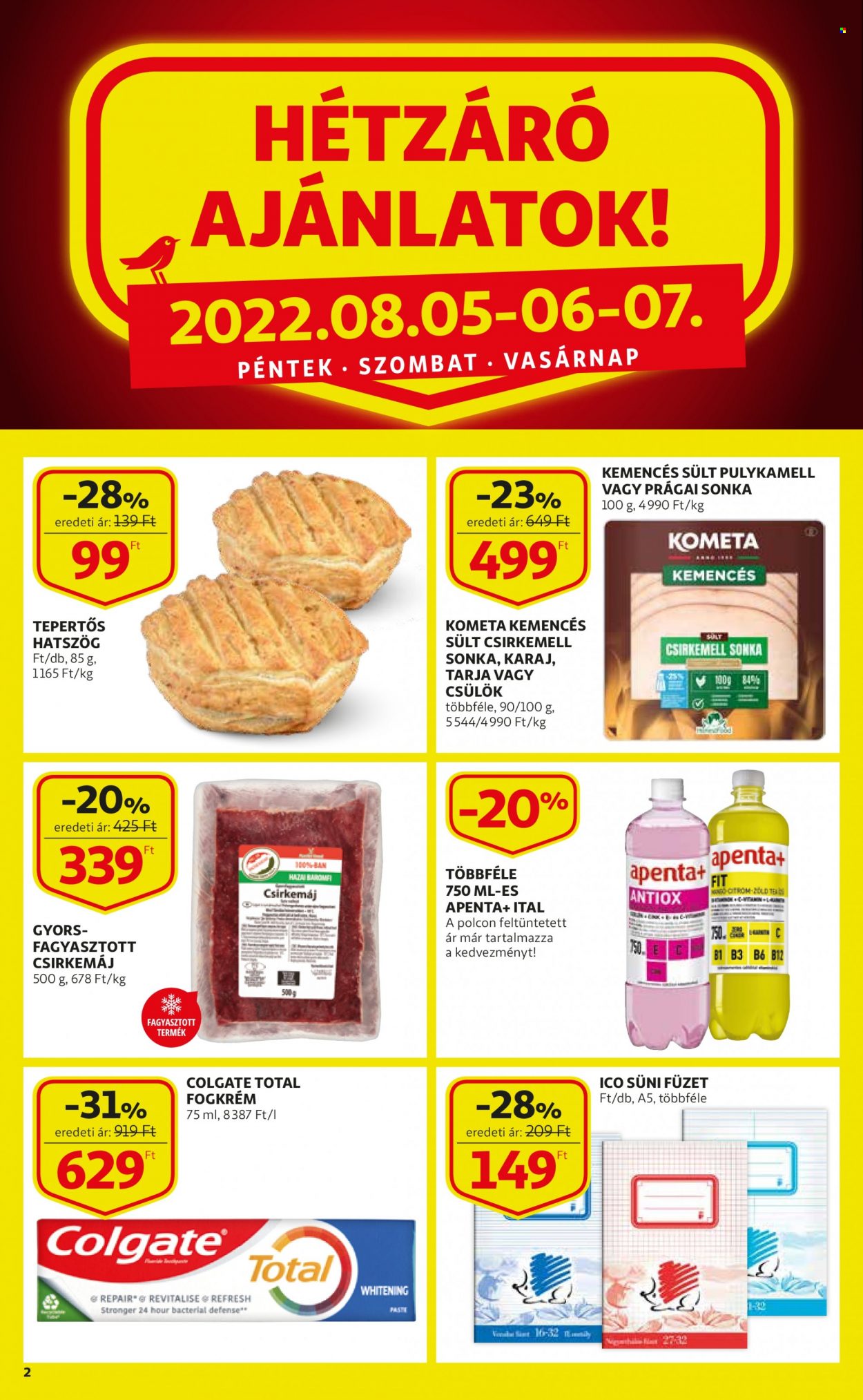 Auchan akciós újság érvényes:  - 2022.08.04 - 2022.08.10. 2. oldal