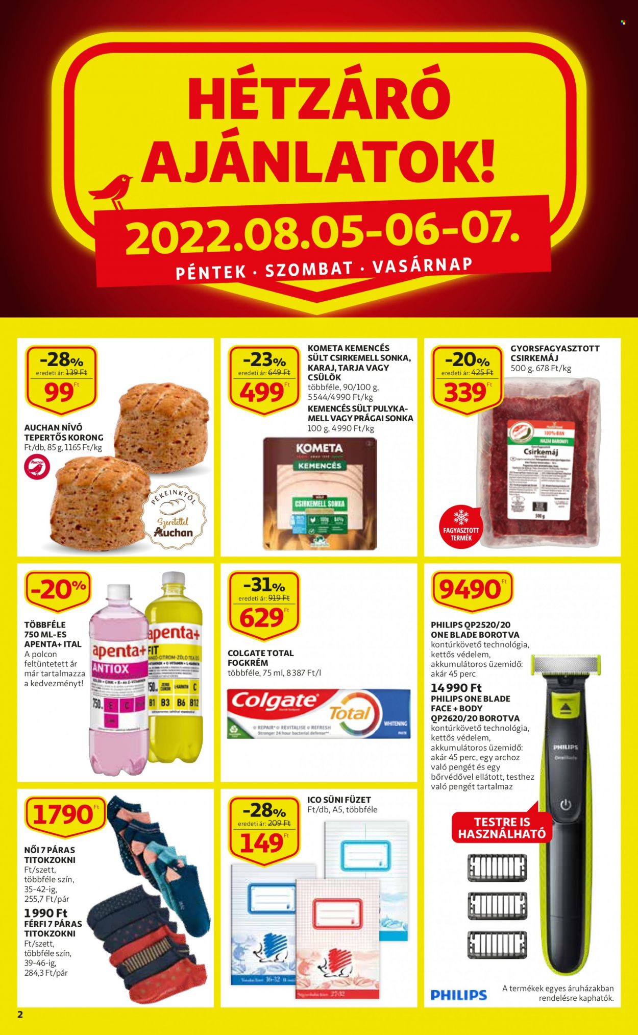 Auchan akciós újság érvényes:  - 2022.08.04 - 2022.08.10. 2. oldal