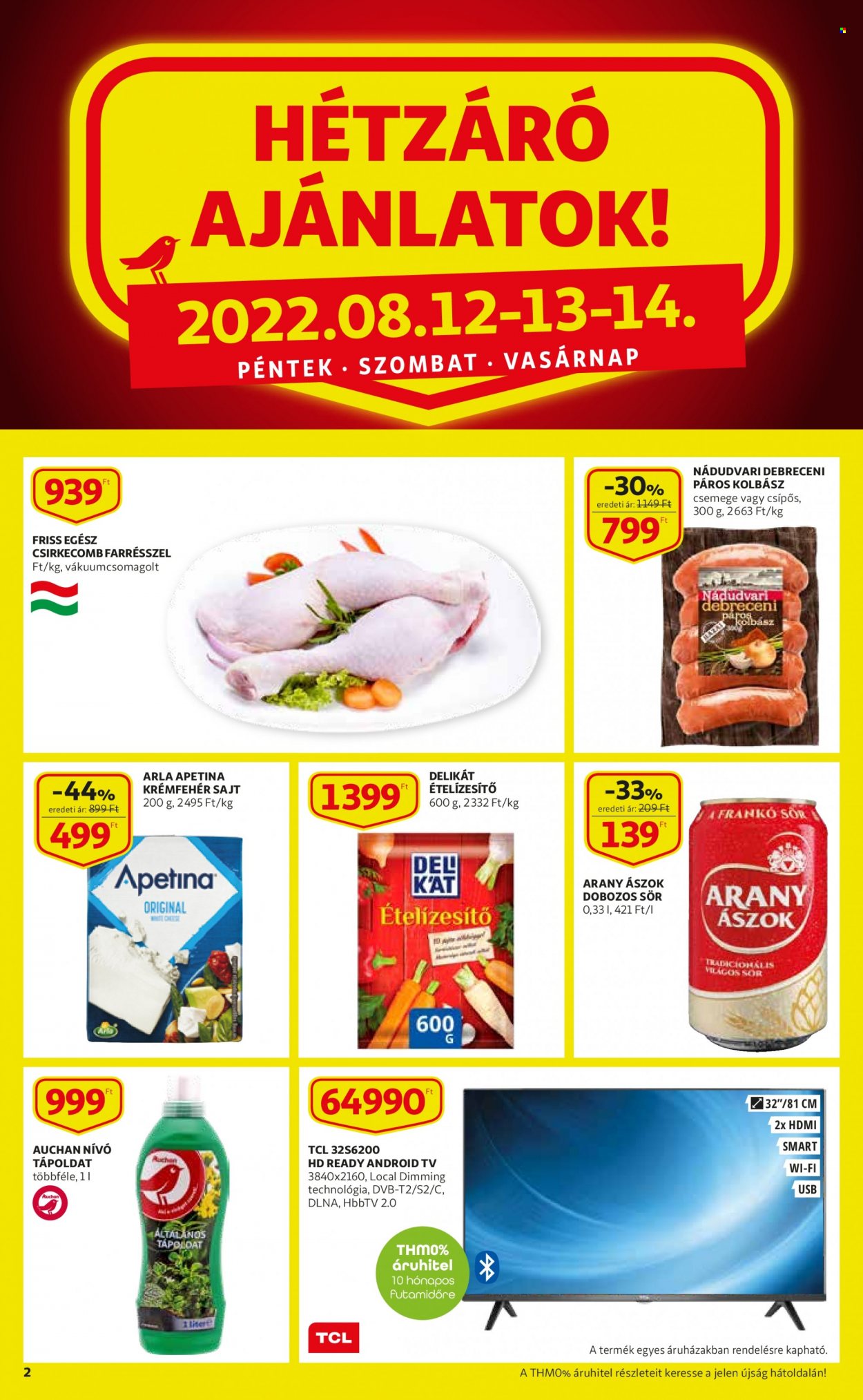 Auchan akciós újság érvényes:  - 2022.08.11 - 2022.08.17. 2. oldal