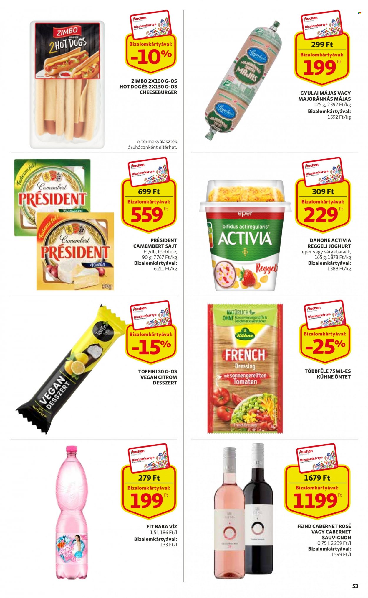 Auchan akciós újság érvényes:  - 2022.08.11 - 2022.08.17. 53. oldal